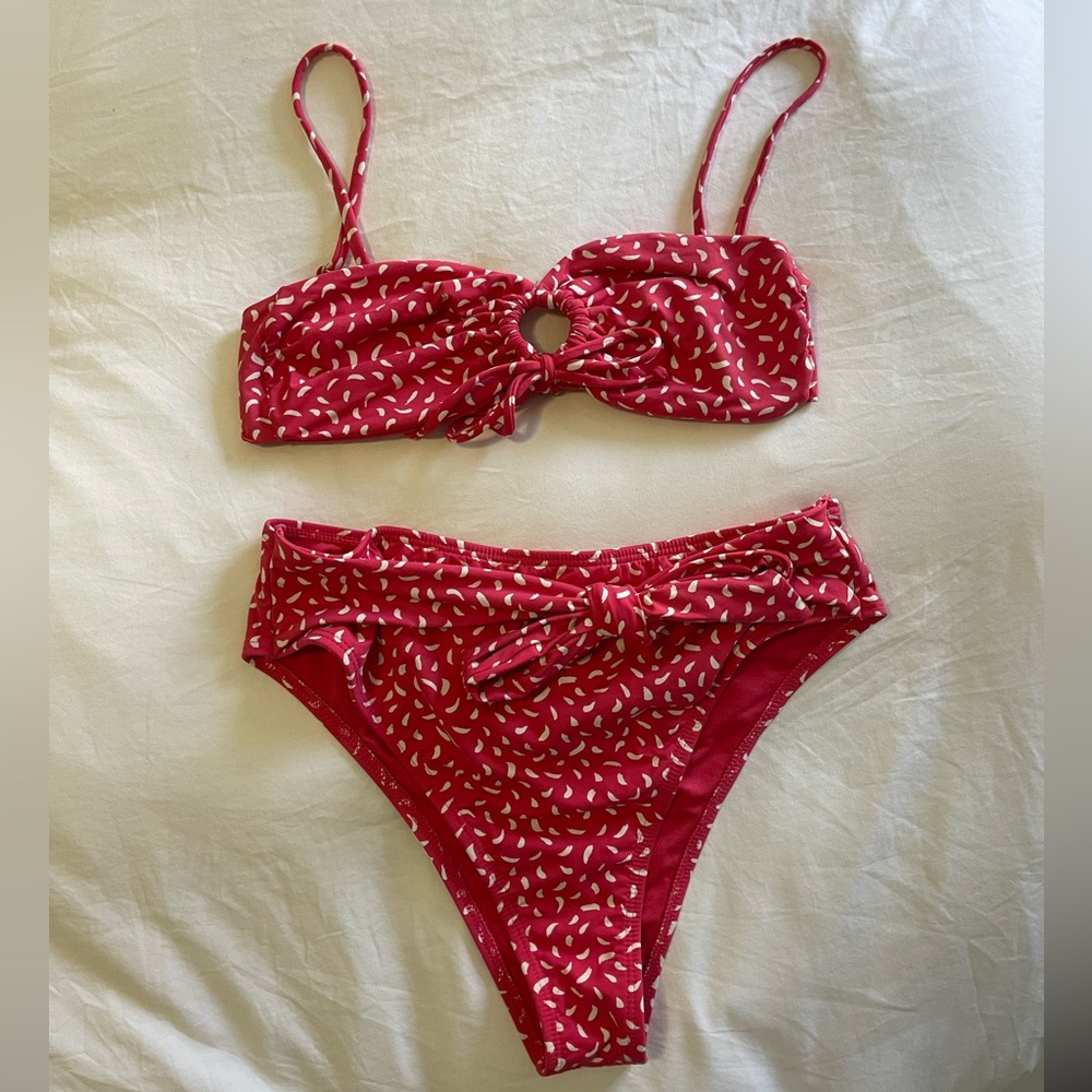 Billabong High Rise Pink Bikini